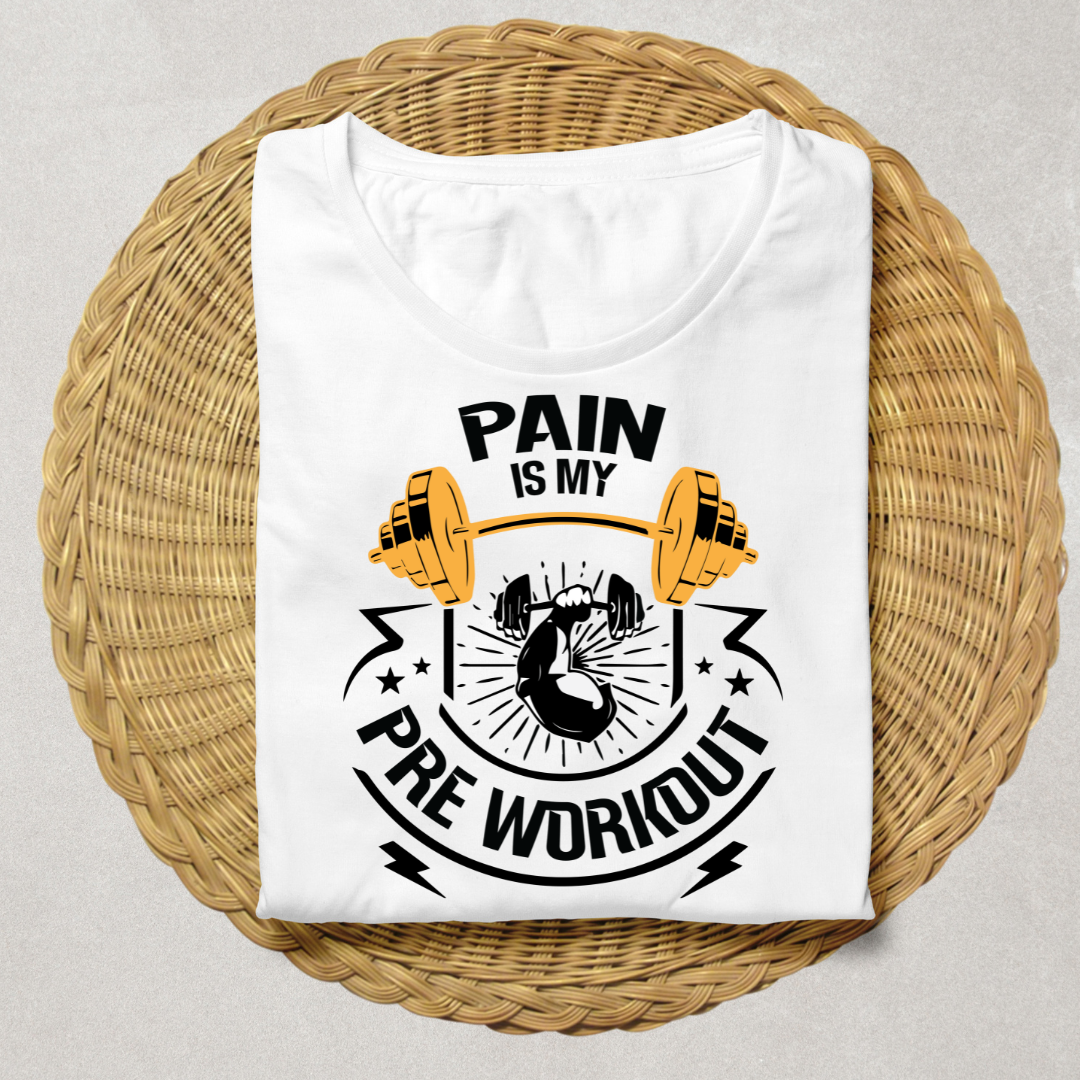 Musclemoan-Pain is my Pre Workout Whiite
